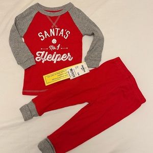 Christmas Baby Pajamas Oshkosh B’gosh 12 months